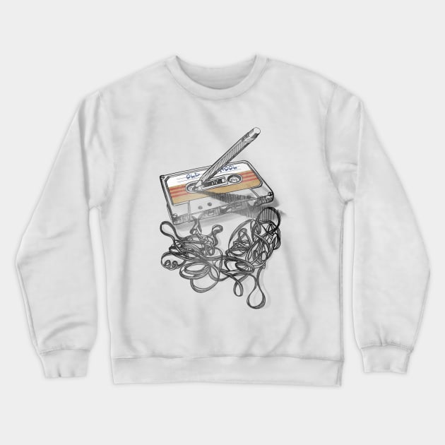 Cassette Tape Crewneck Sweatshirt by Buy Custom Things